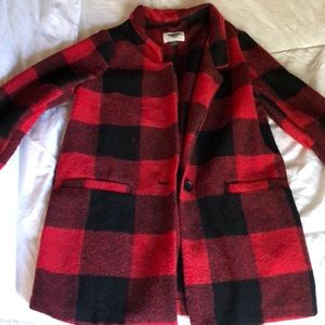 Buffalo plaid blazer