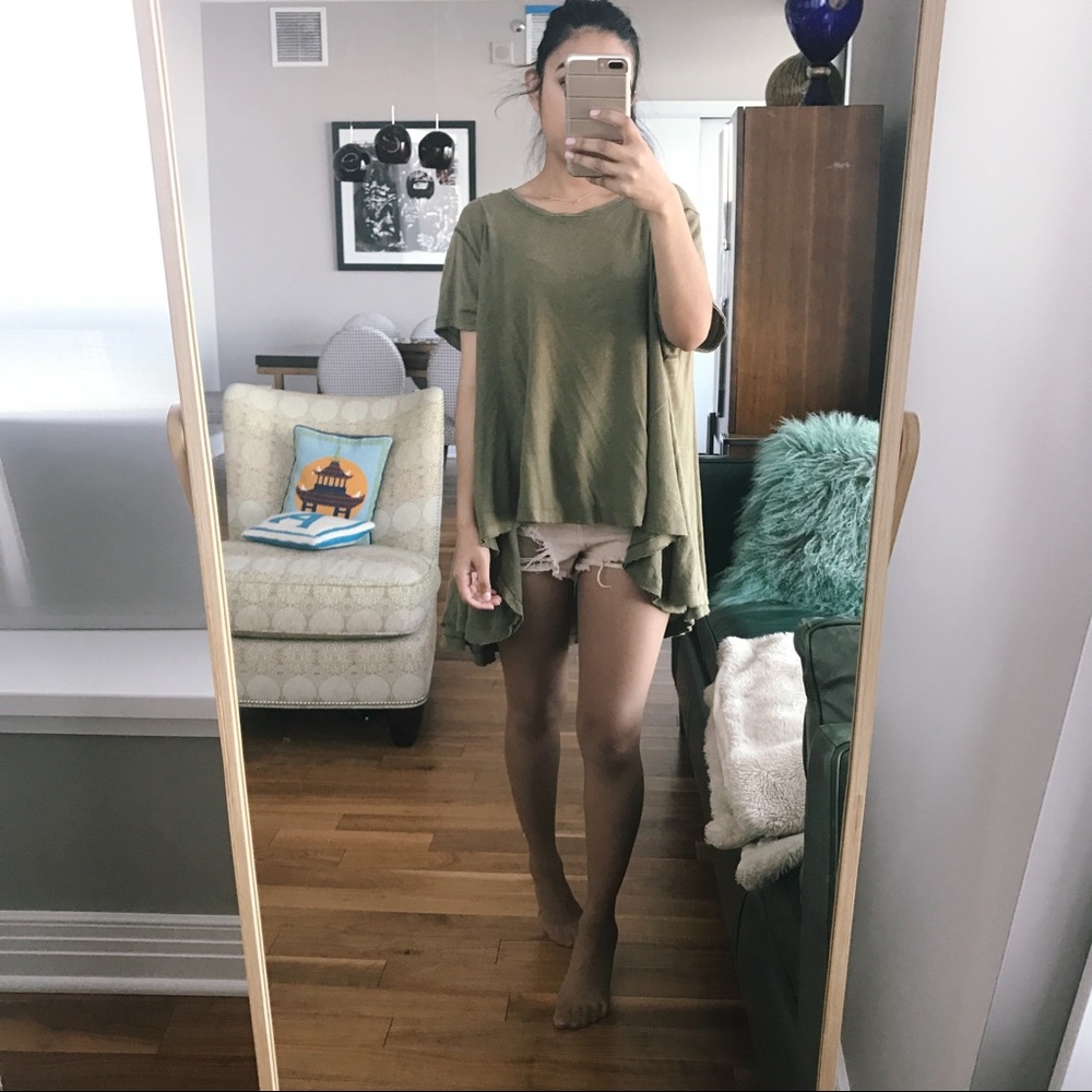 Free people high low top