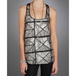 Ark & Co Black Sequin Top