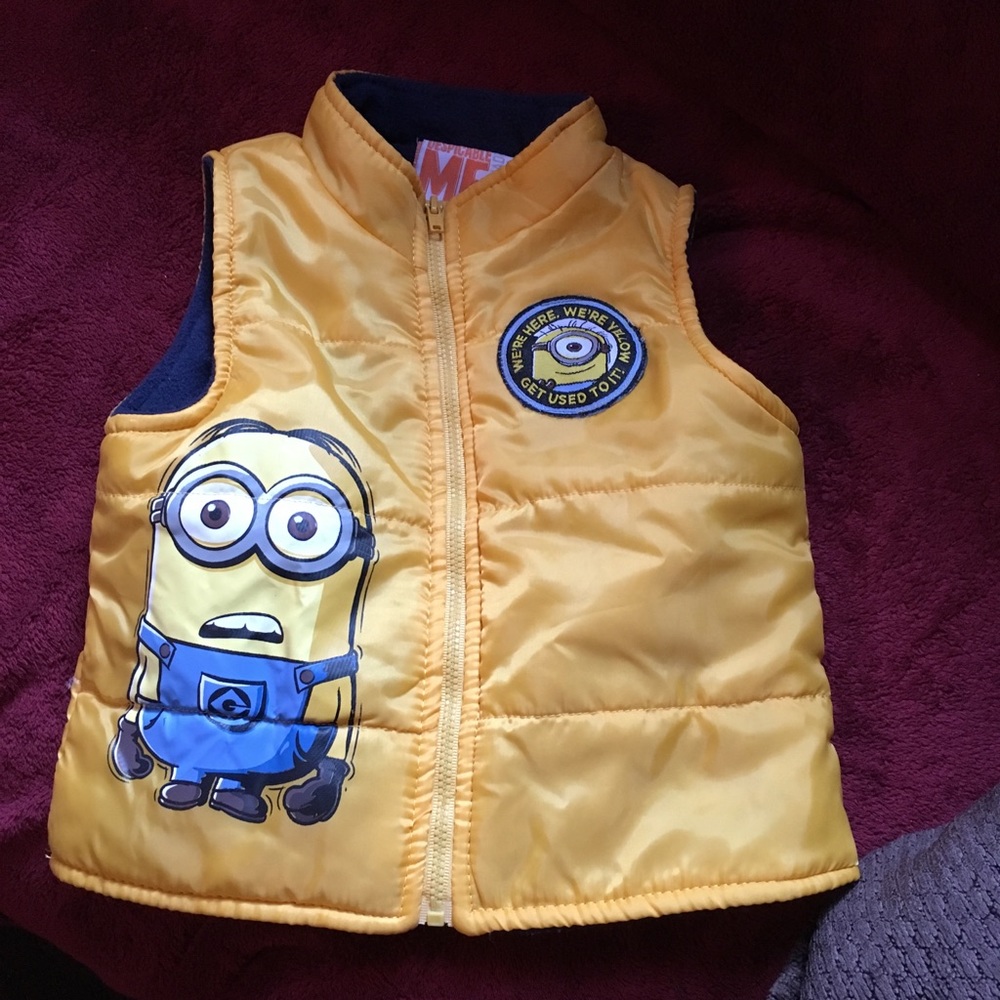 Boys minion vest.