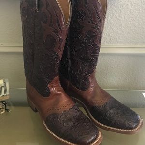 Boulet square toe boots