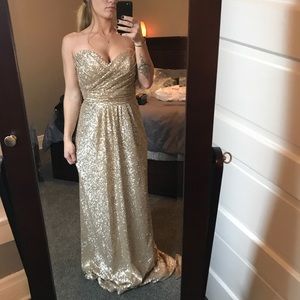 Sorella Vita Rose Gold Sequin Dress