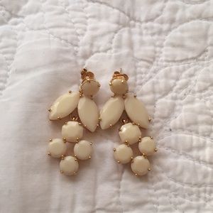 Kate Spade Nude Jewel Statement Earrings