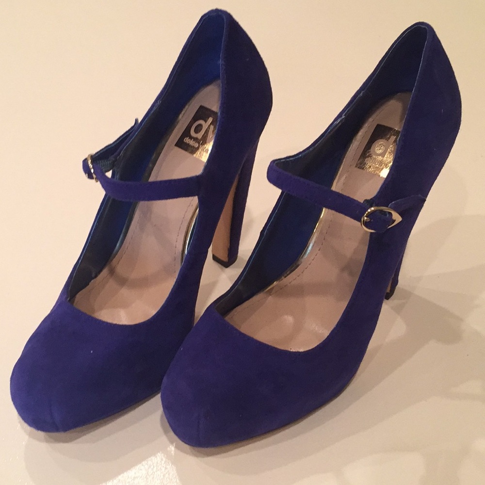 Blue Suede Dolce Vita Pumps