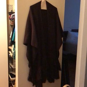 Free people sweater poncho