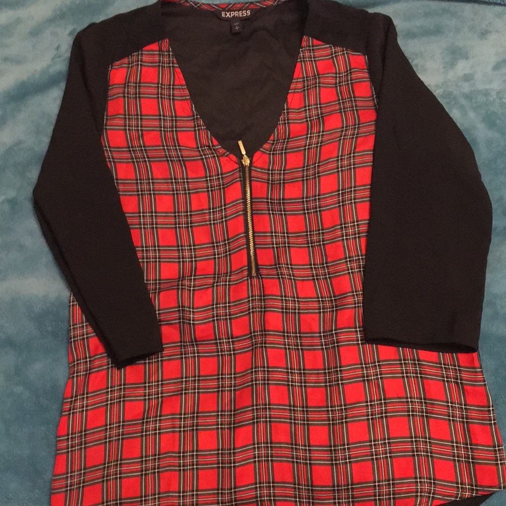 A blouse great for the holidays