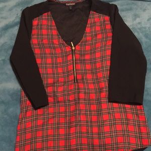 A blouse great for the holidays