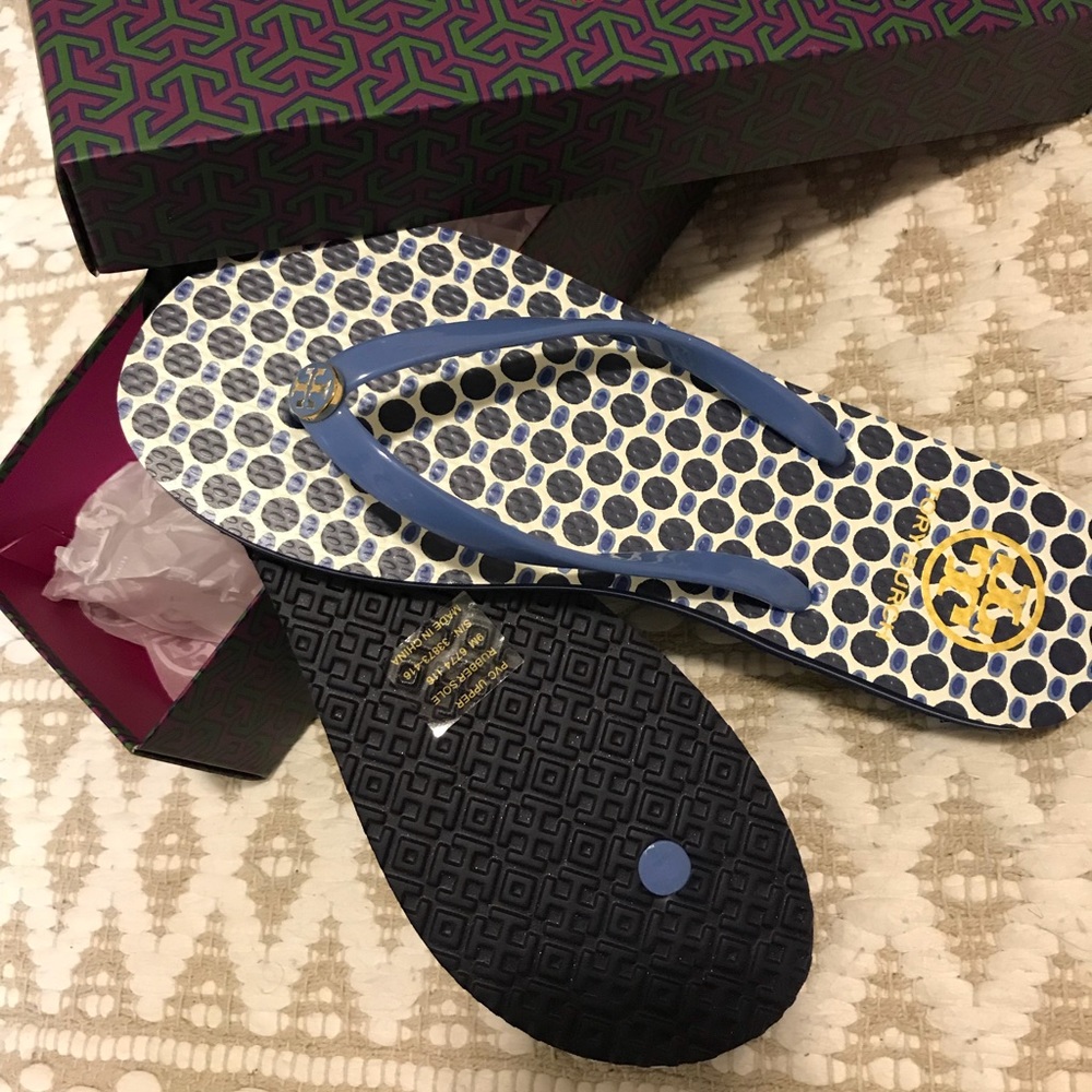 Tory flip flops brand new