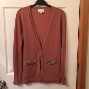 LOFT Embellished Cardigan