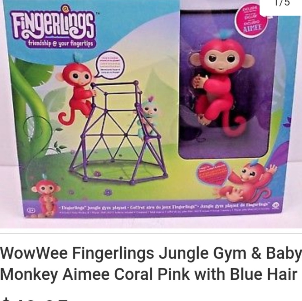 Wowwee fingerling small jungle gym