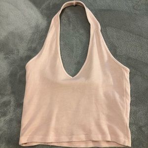 Pink Halter Top Brandy Melville Crop Tank!