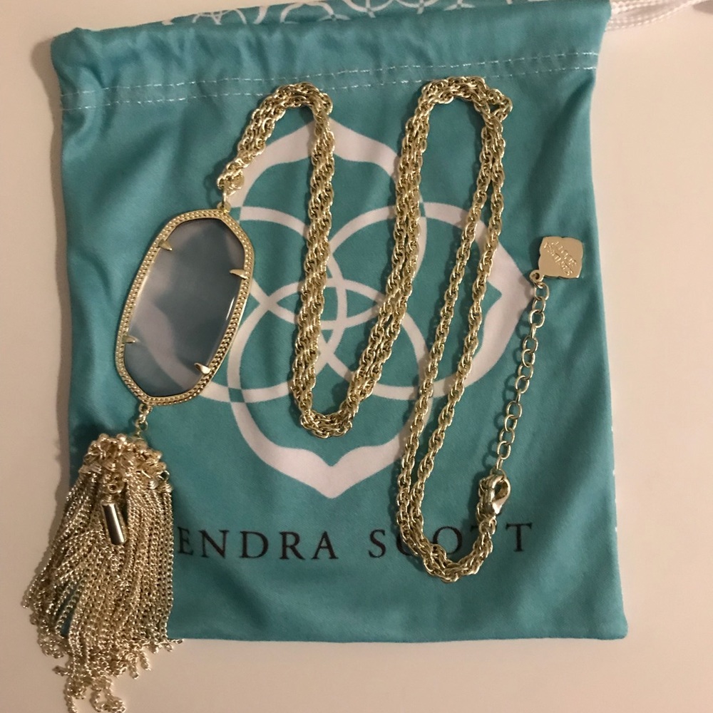 New Kendra Scott Rayne Necklace in Slate