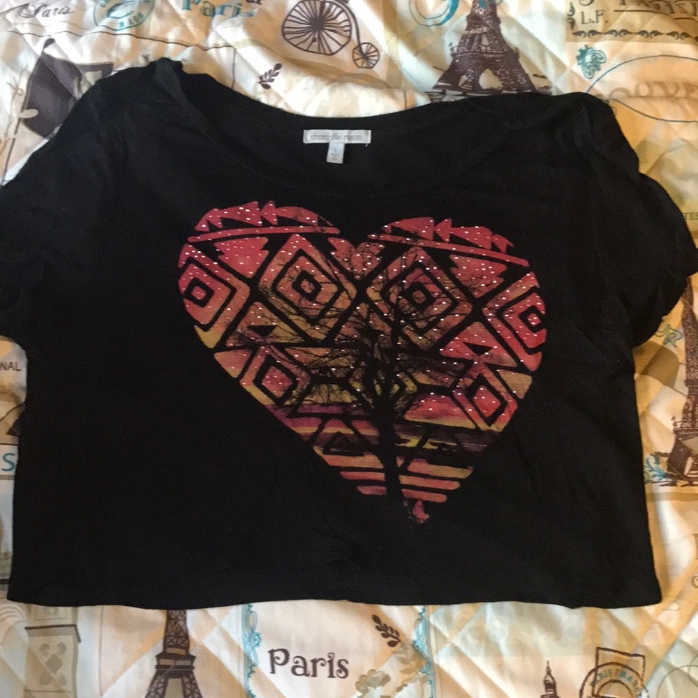 Cute Crop top! From CHARLOTTE RUSSE