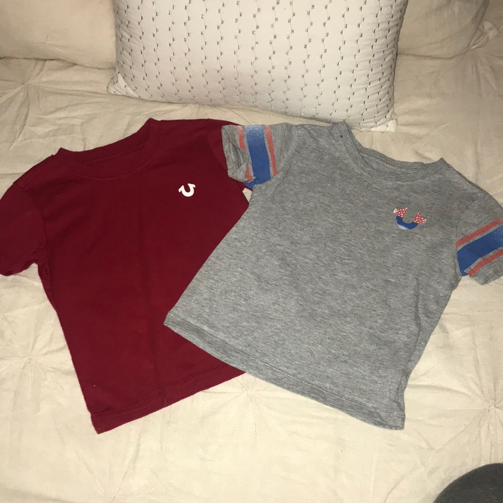 2 Toddler True Religion Shirts size 2T