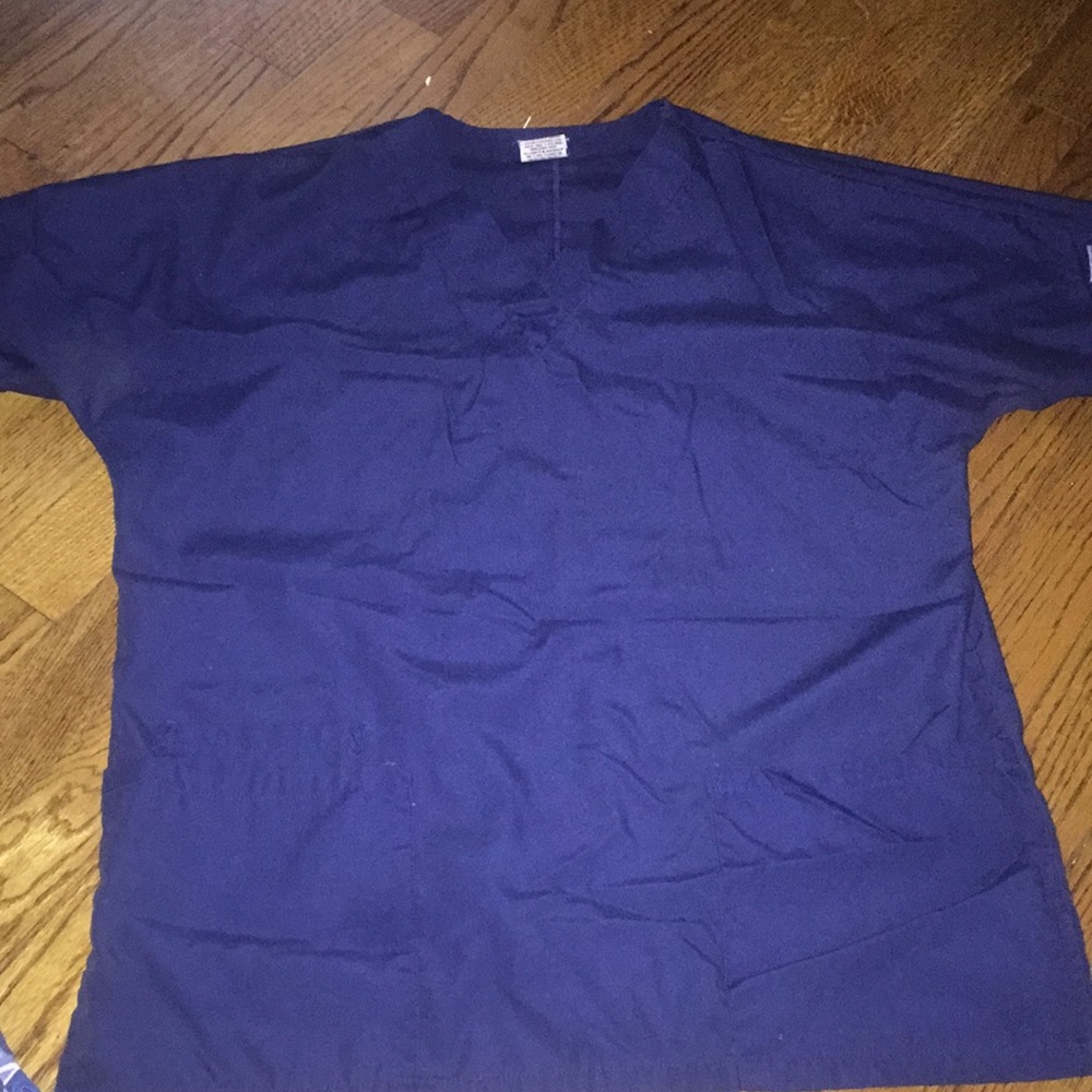 Navy Scrub Top