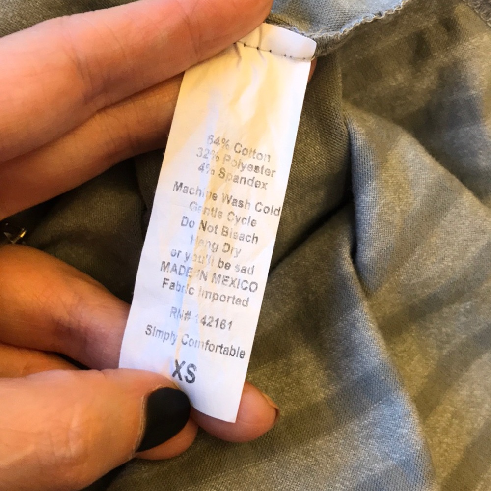 🚫SOLD🚫 XS Gray Striped LuLaRoe Carly Dress - Picture 5 of 6