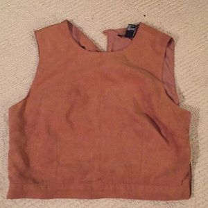 Forever 21 suede top. Size medium