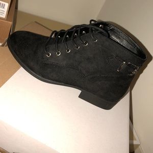 Call it spring black booties