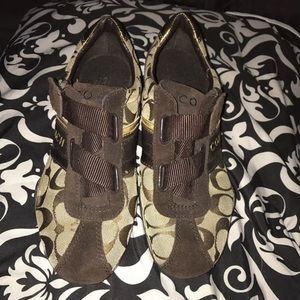 Lightly worn coach shoes