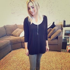 Black oversized shirt