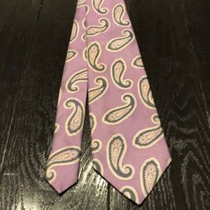 Purple Paisley Tie