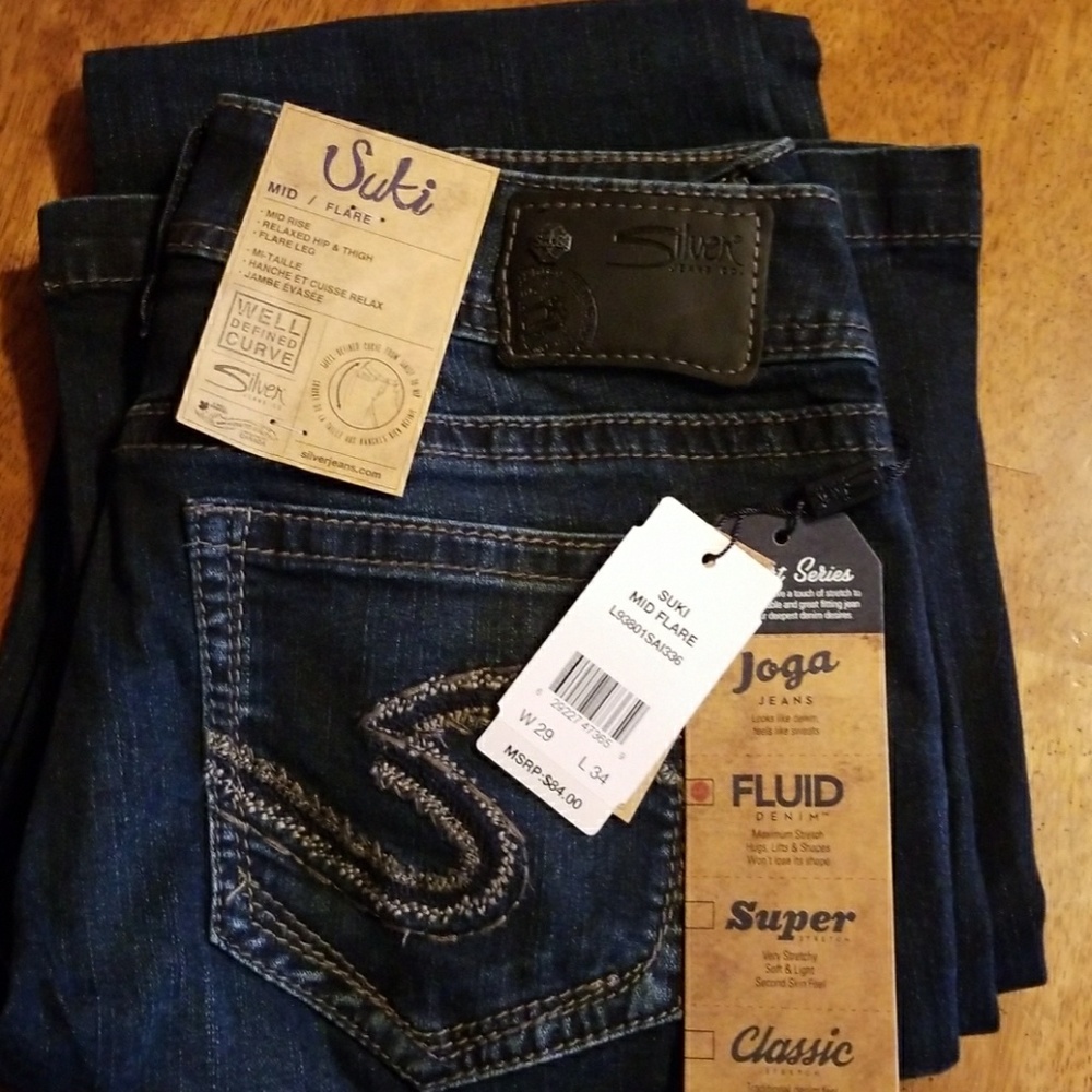 Silver jeans