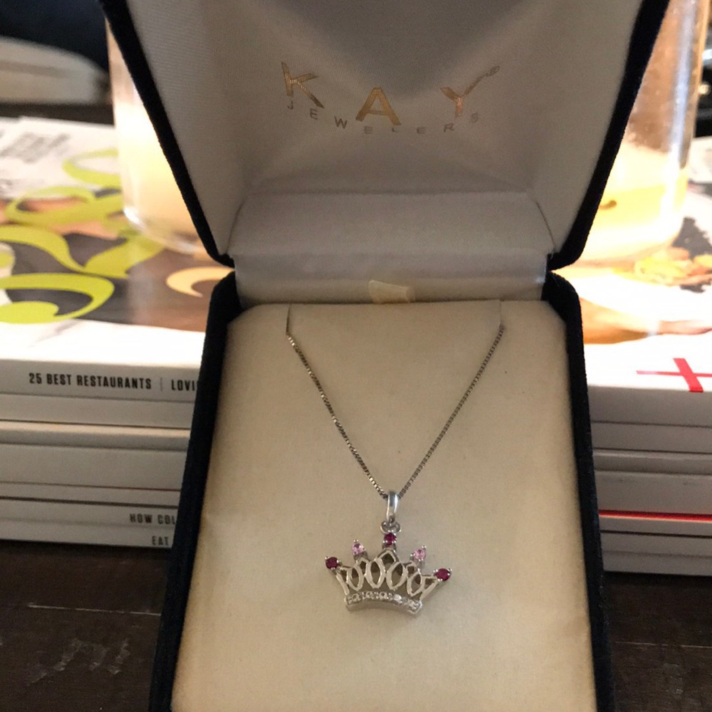 Crown necklace from Kay Jewelers! Brand new!