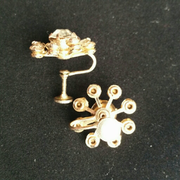 Vintage Signed Coro 1940s/50s Earrings - Picture 4 of 4