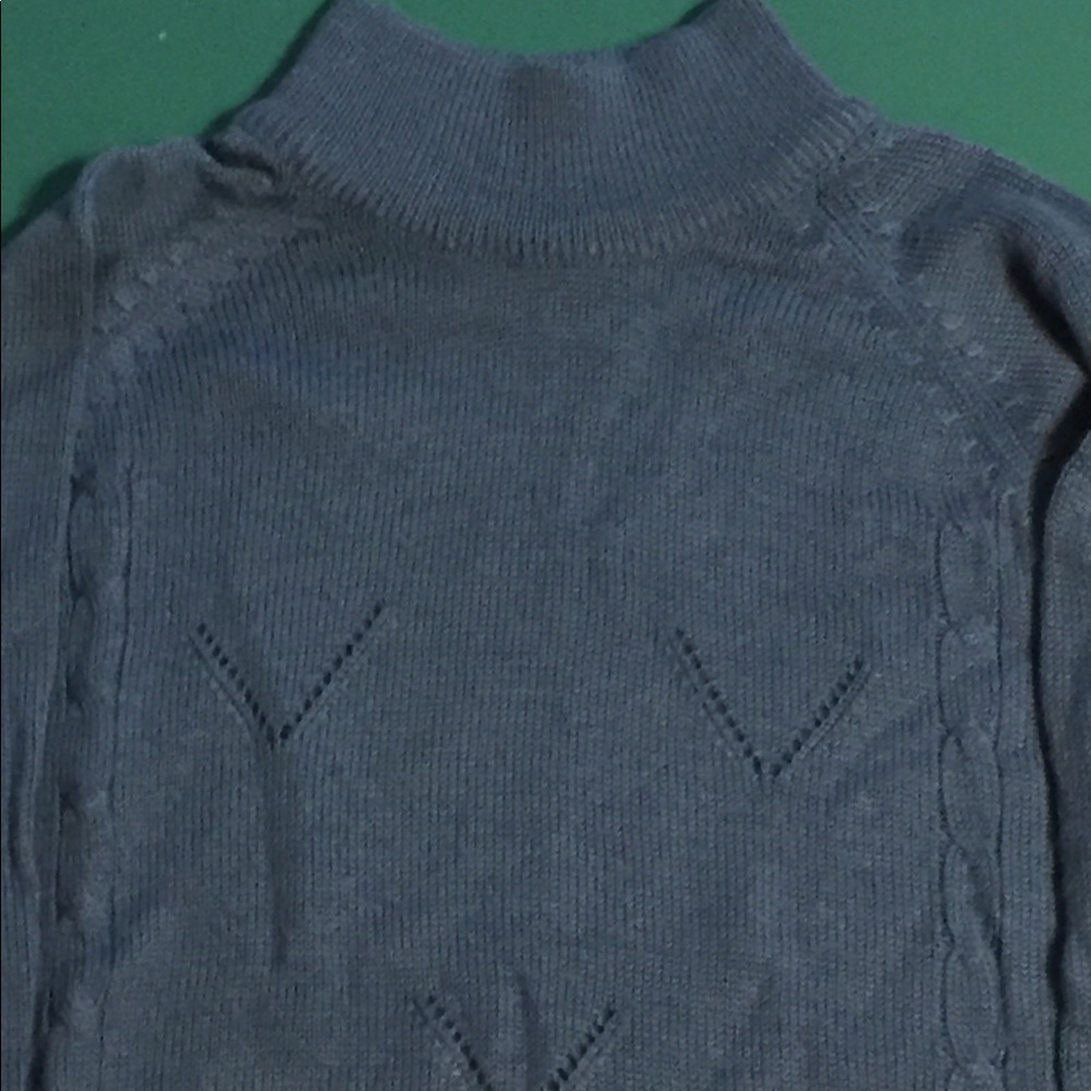Mock turtleneck sweater