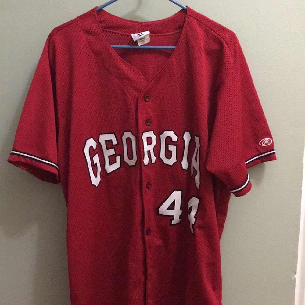 XL University of Georgia baseball jersey