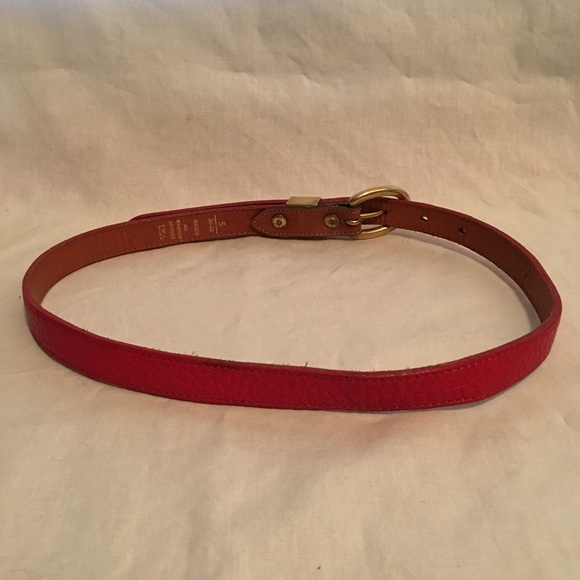 Dooney & Bourke Red Logo Belt - Picture 2 of 8