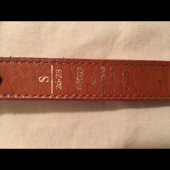 Dooney & Bourke Red Logo Belt - Picture 4 of 8