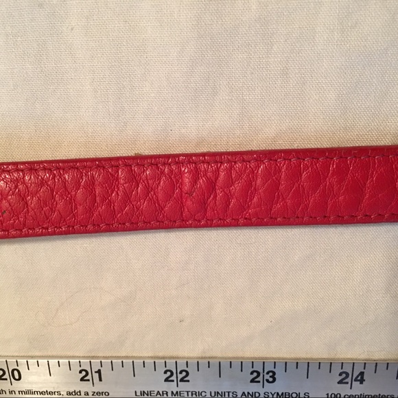 Dooney & Bourke Red Logo Belt - Picture 8 of 8