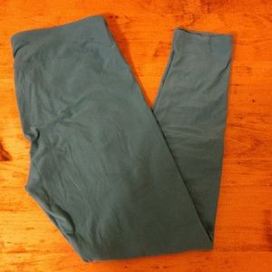 Lularoe Turquoise TC leggings