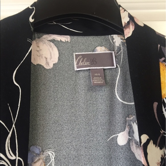 Nordstrom Chelsea 28 Open Floral Kimono / Duster - Picture 3 of 5