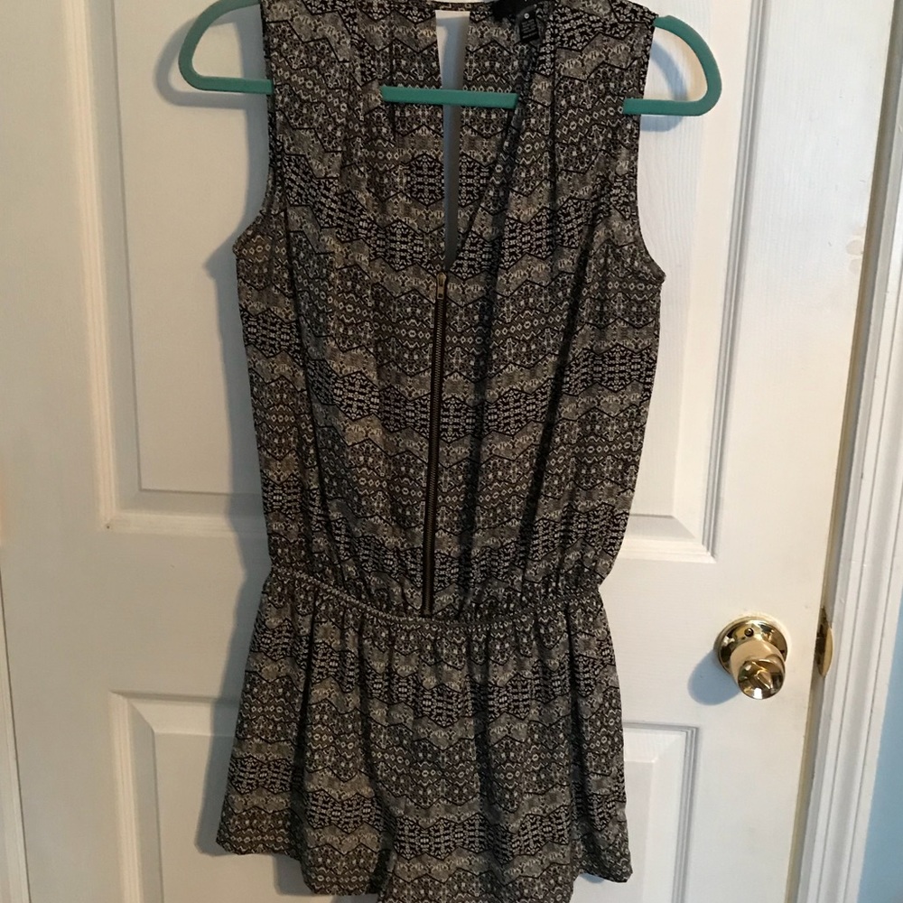 Nordstrom Aqua Romper Medium