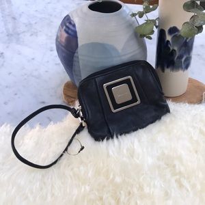 New 100% leather Calvin Klein wristlet bag