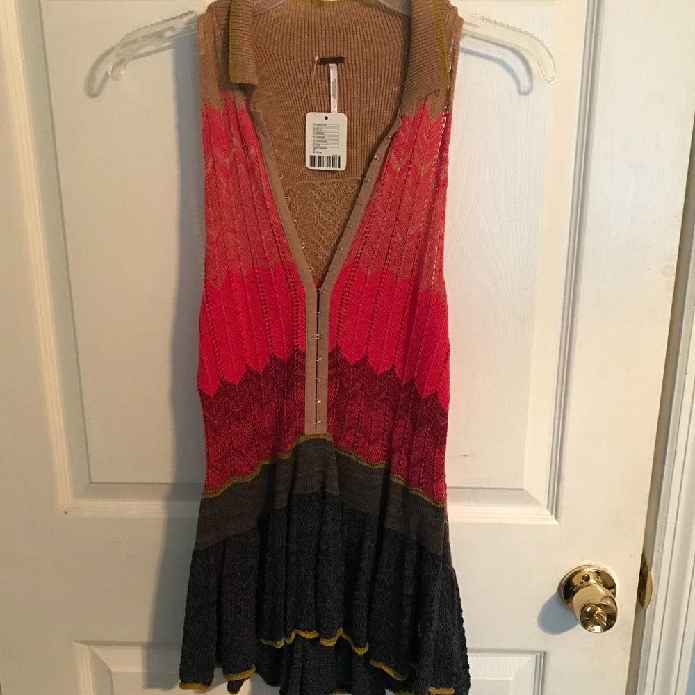 Free People retro top size small NWT