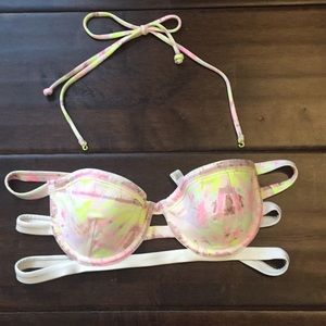 Victoria Secret size 34B swim top, straps optional