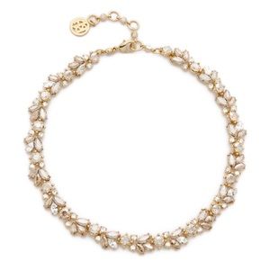 Ben Amun crystal wreath ombré necklace.  BRAND NEW