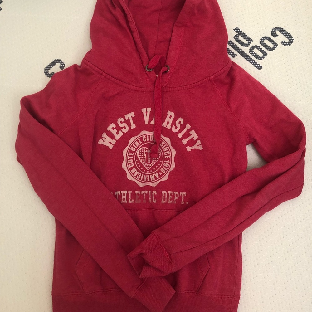 Pink hoodie