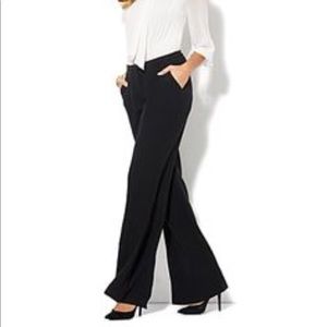 NWT New York and company wide leg dress pant