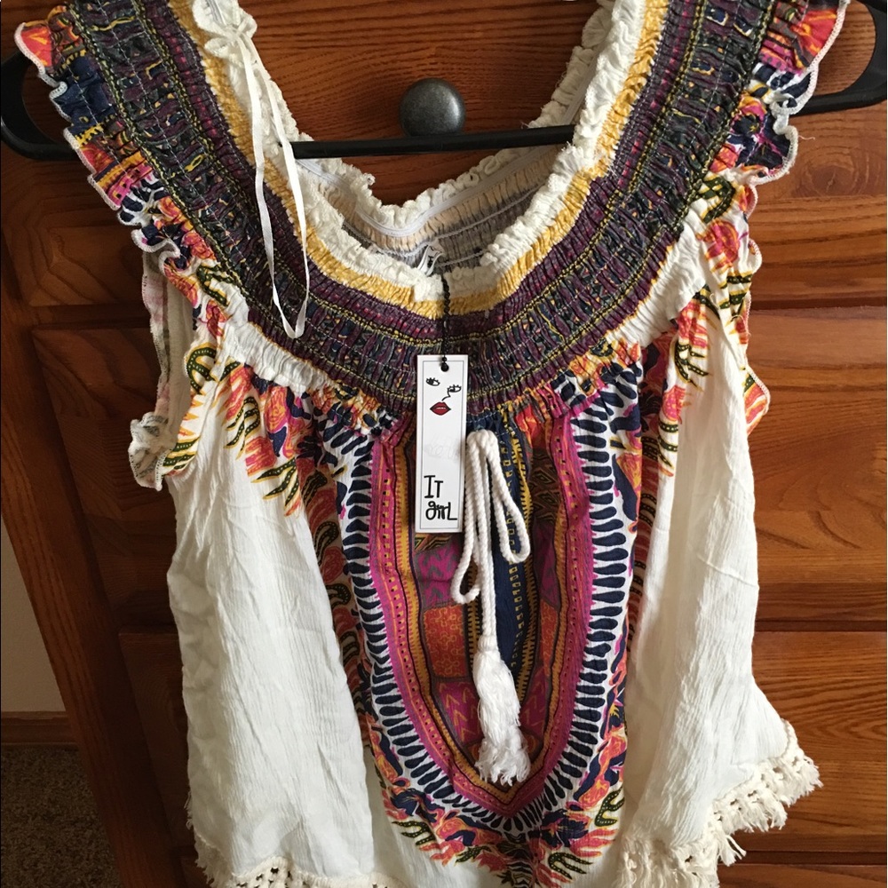Cute boho top
