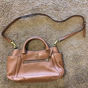 Tory Burch Frances Small Satchel- Bark