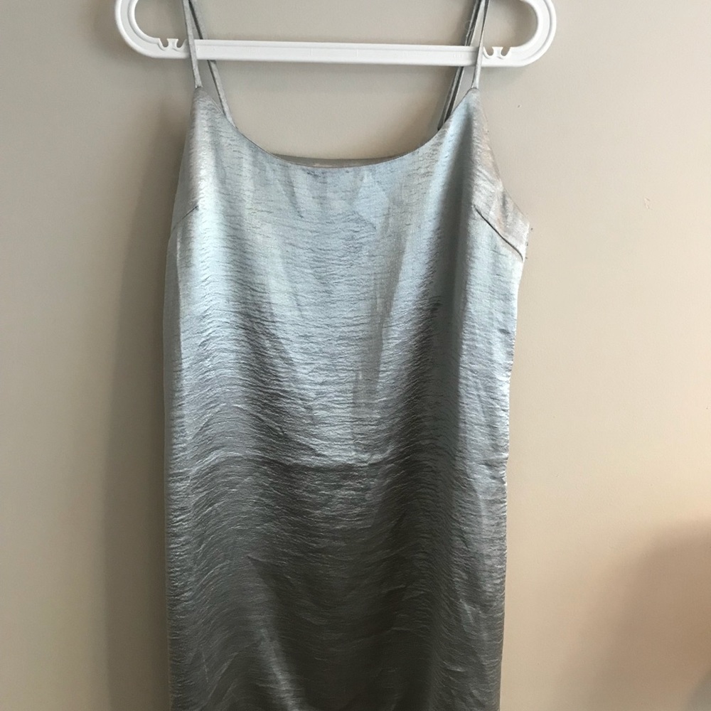 Silver Dress! Never worn. Still has tags!!