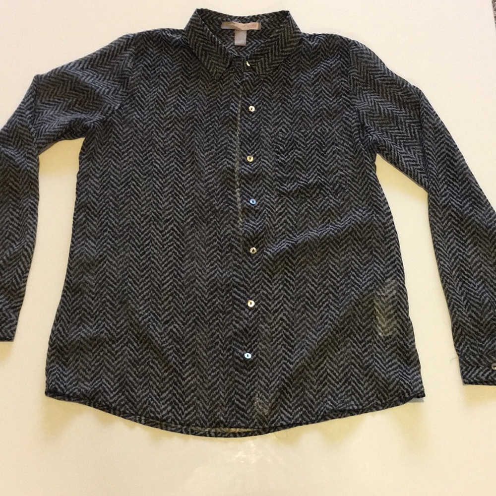 Forever 21 black and white leopard shirts