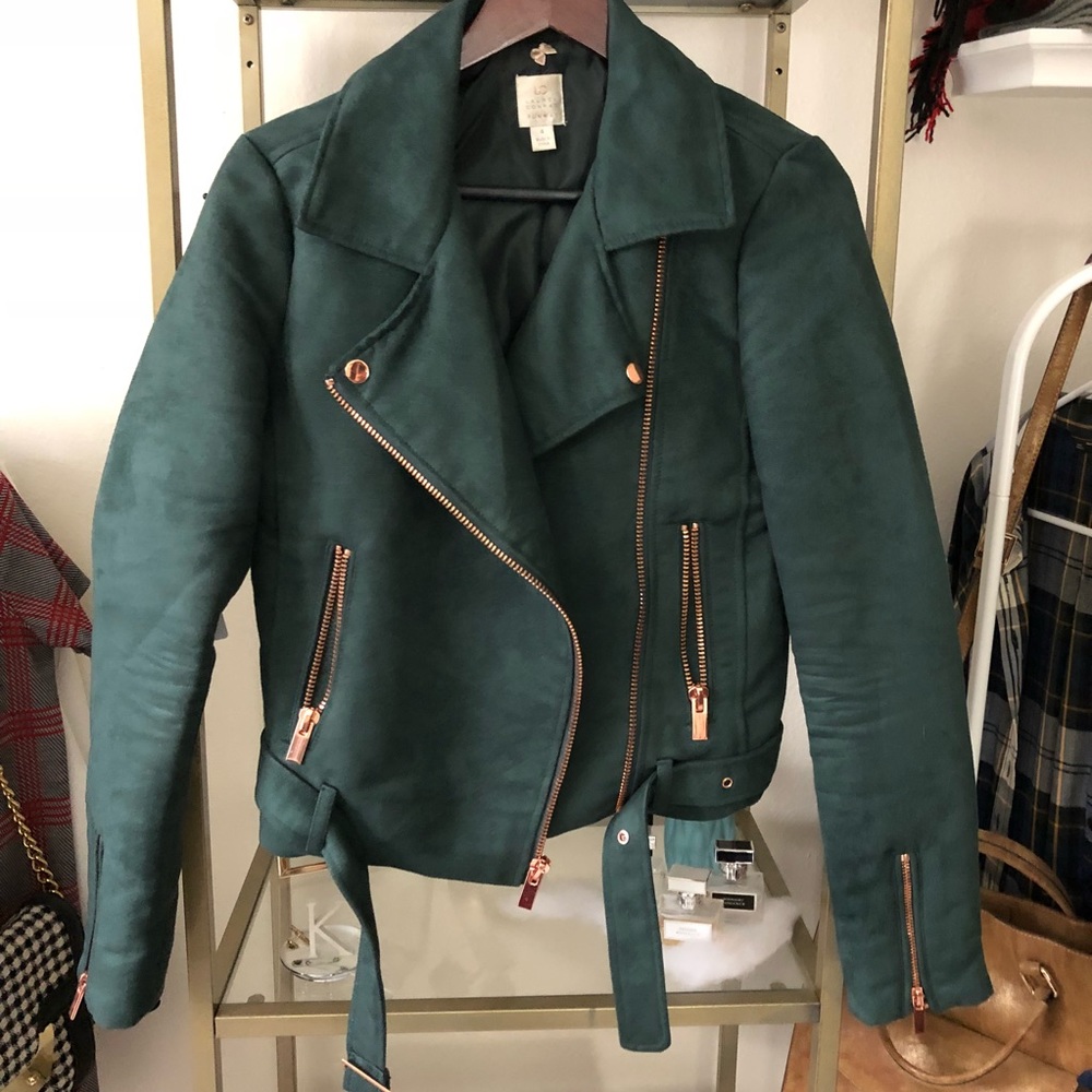 Faux Suede Jacket