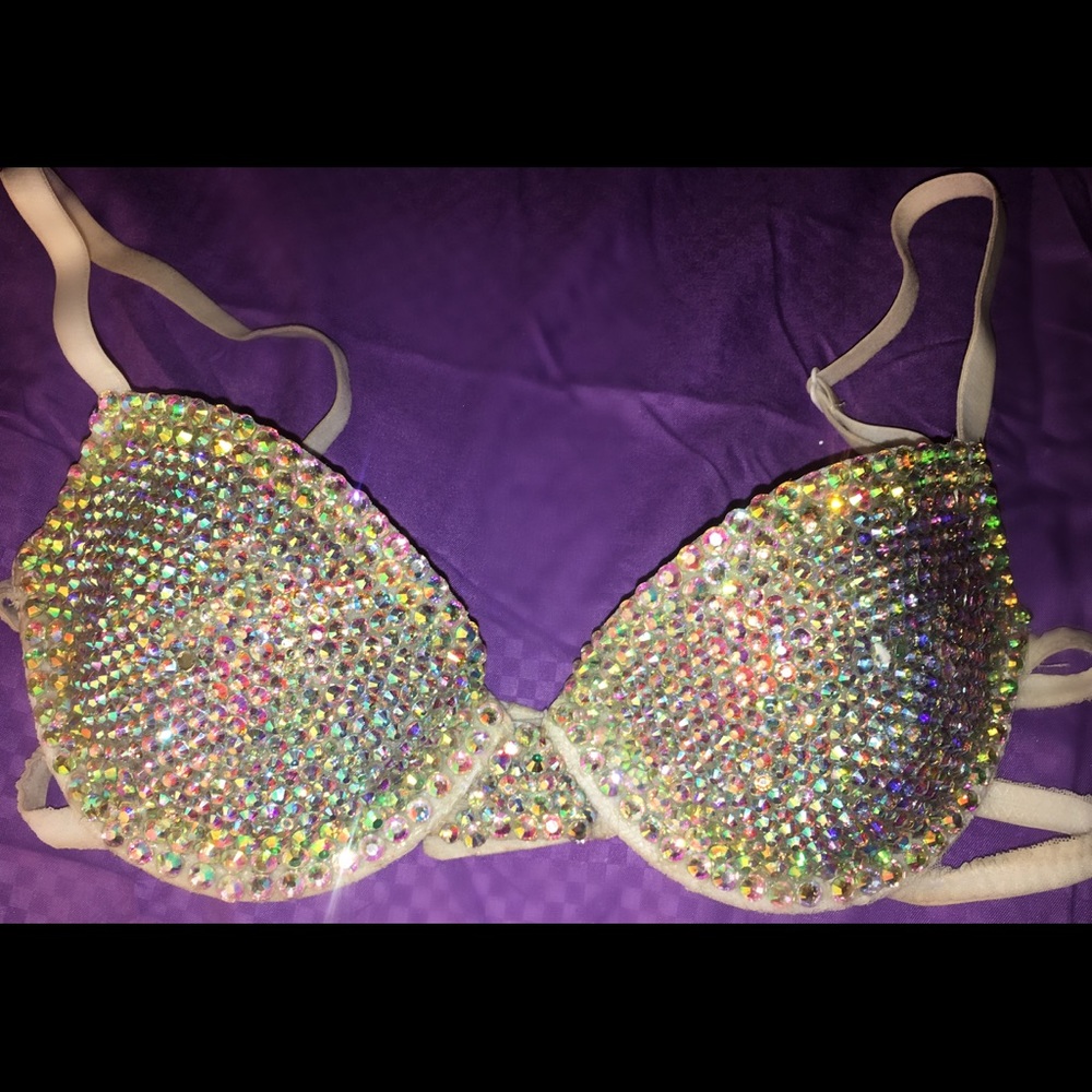Swarovski crystal Rave Bra, pro cheerleading