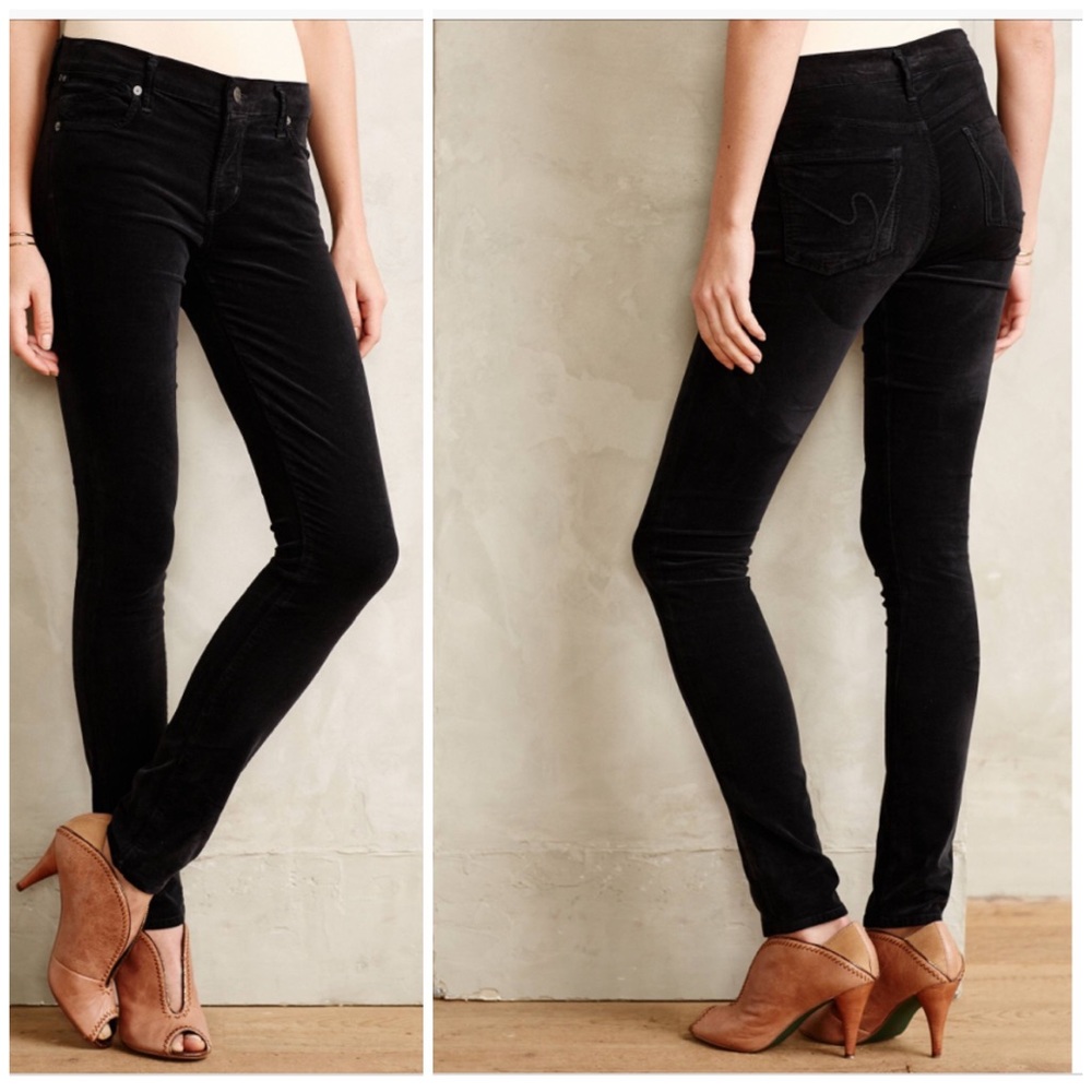 CITIZENS OF HUMANITY Avedon Velvet Skinny Jeans 26