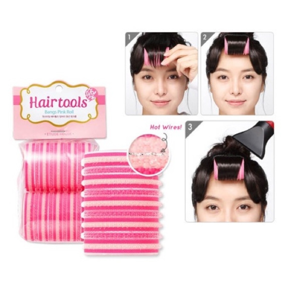 Etude House Bangs Hair Pink  Roller